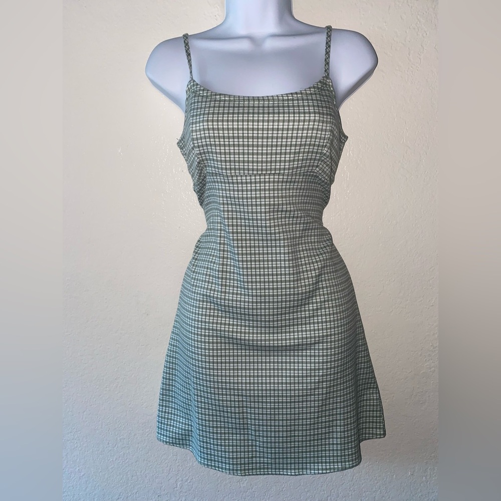 Green Checkered Women's Dress John galt